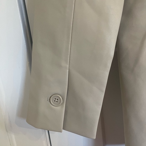 NWT Steve Madden Faux Leather Blazer Size S - Picture 4 of 8